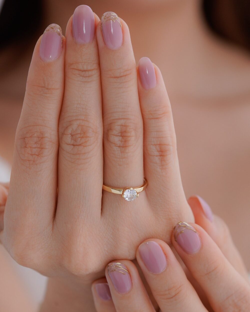 ANILLO SOLITARIO CRISTAL