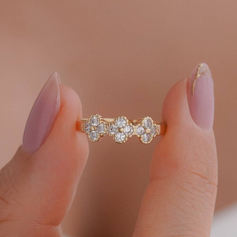 ANILLO TREBOL CRISTAL ANILLO TREBOL CRISTAL