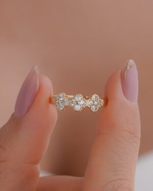 ANILLO TREBOL CRISTAL ANILLO TREBOL CRISTAL