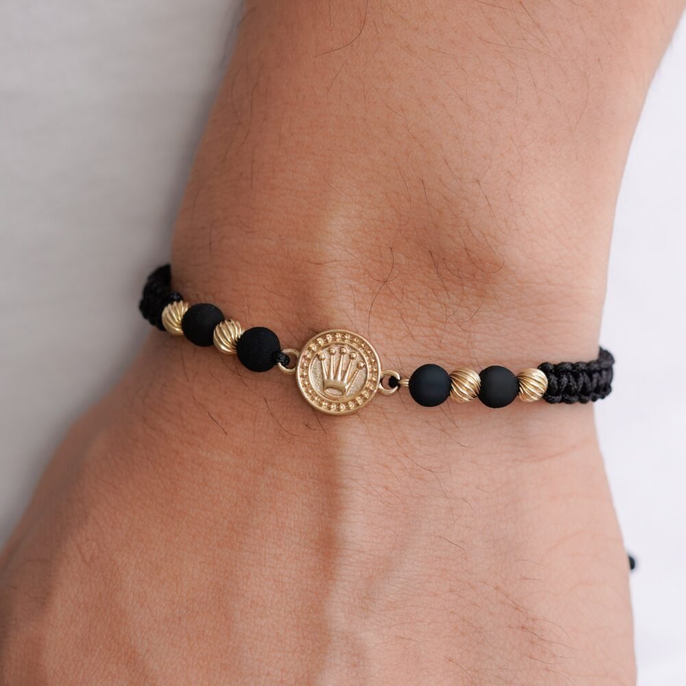 BRAZALETE MEDALLA ROLEX NEO NEGRO 2 BRAZALETE MEDALLA ROLEX NEO NEGRO