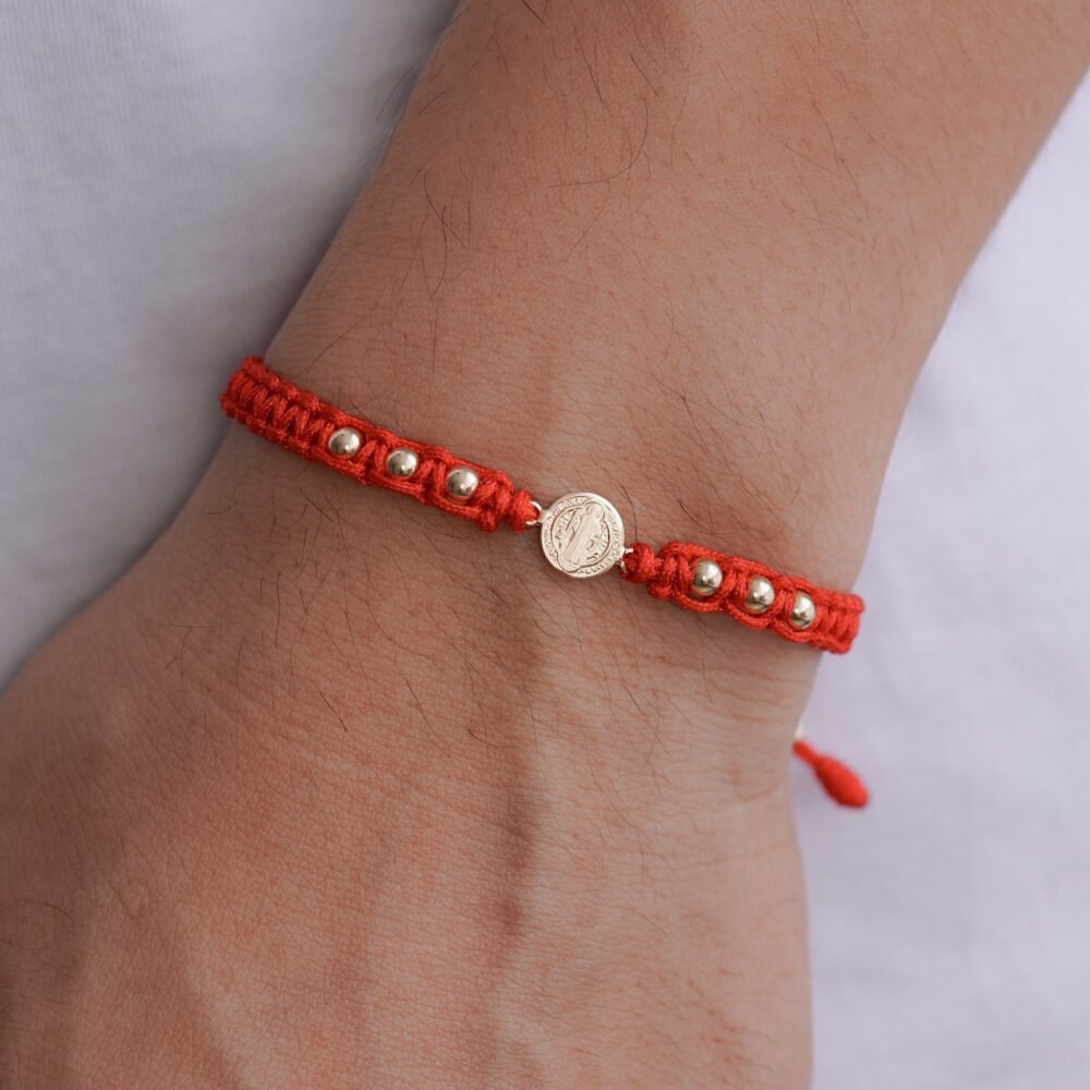 BRAZALETE SAN BENITO ROJO 4MM