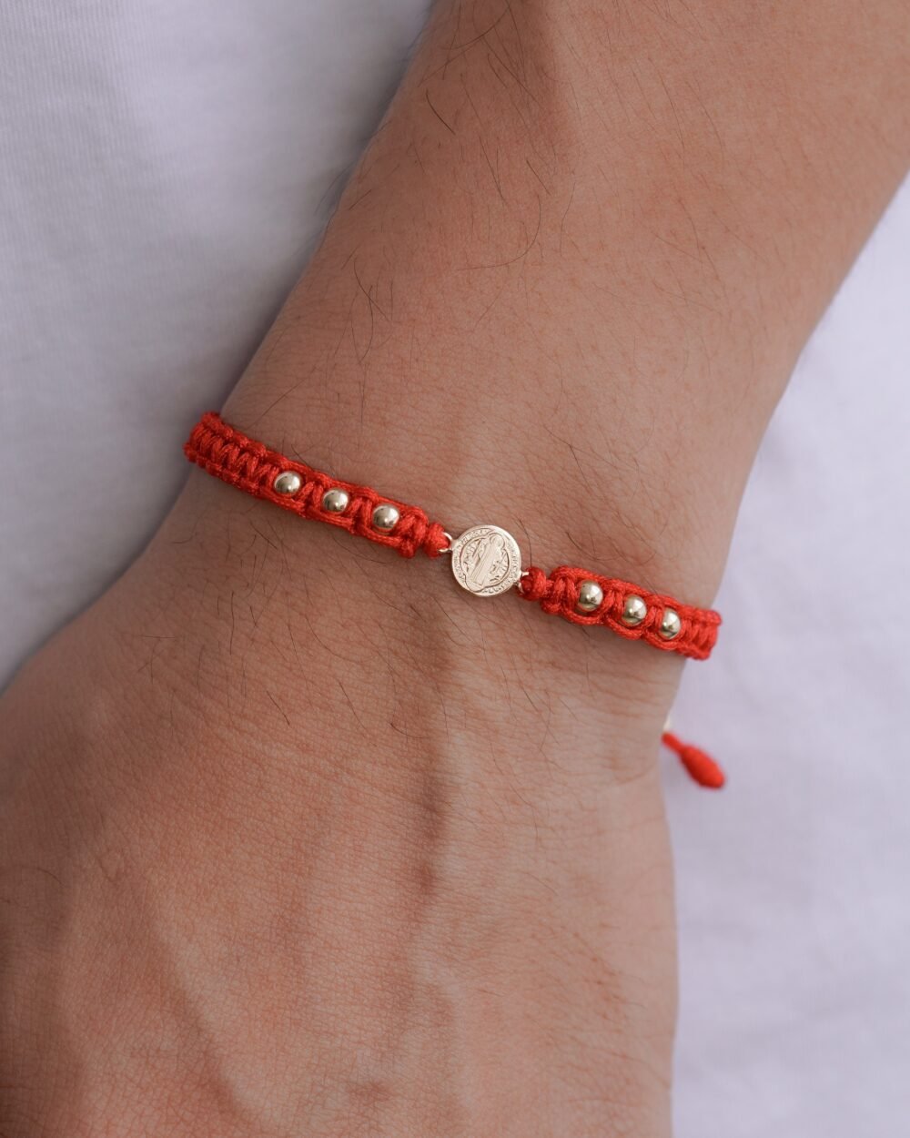 BRAZALETE SAN BENITO ROJO 4MM