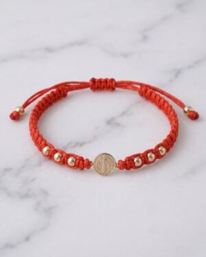 BRAZALETE SAN BENITO ROJO 4MM