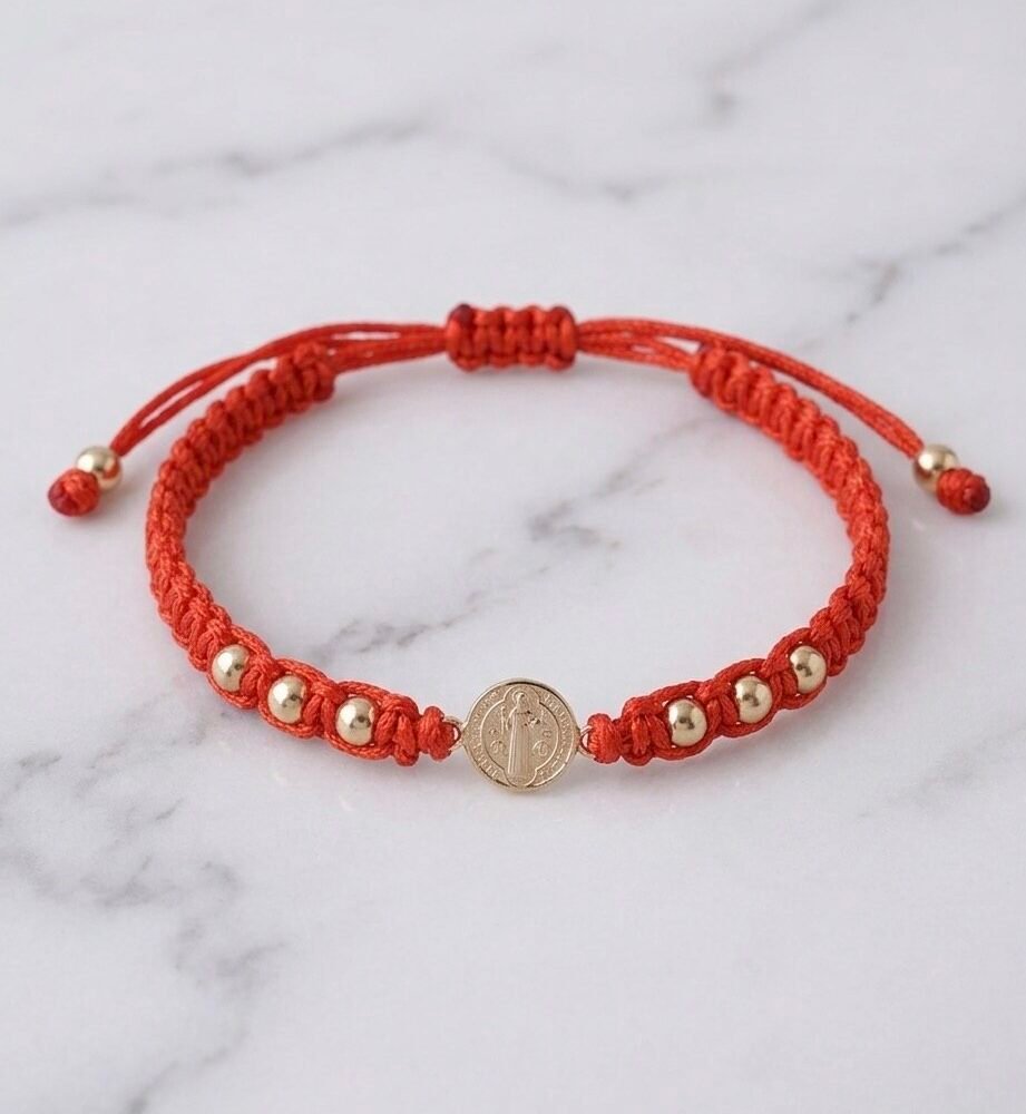 BRAZALETE SAN BENITO ROJO 4MM