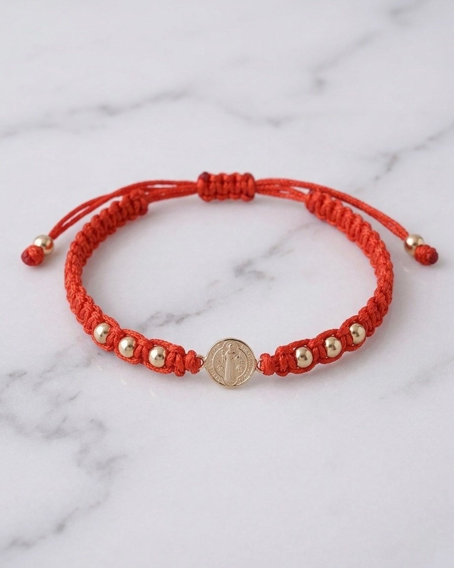 BRAZALETE SAN BENITO ROJO 4MM