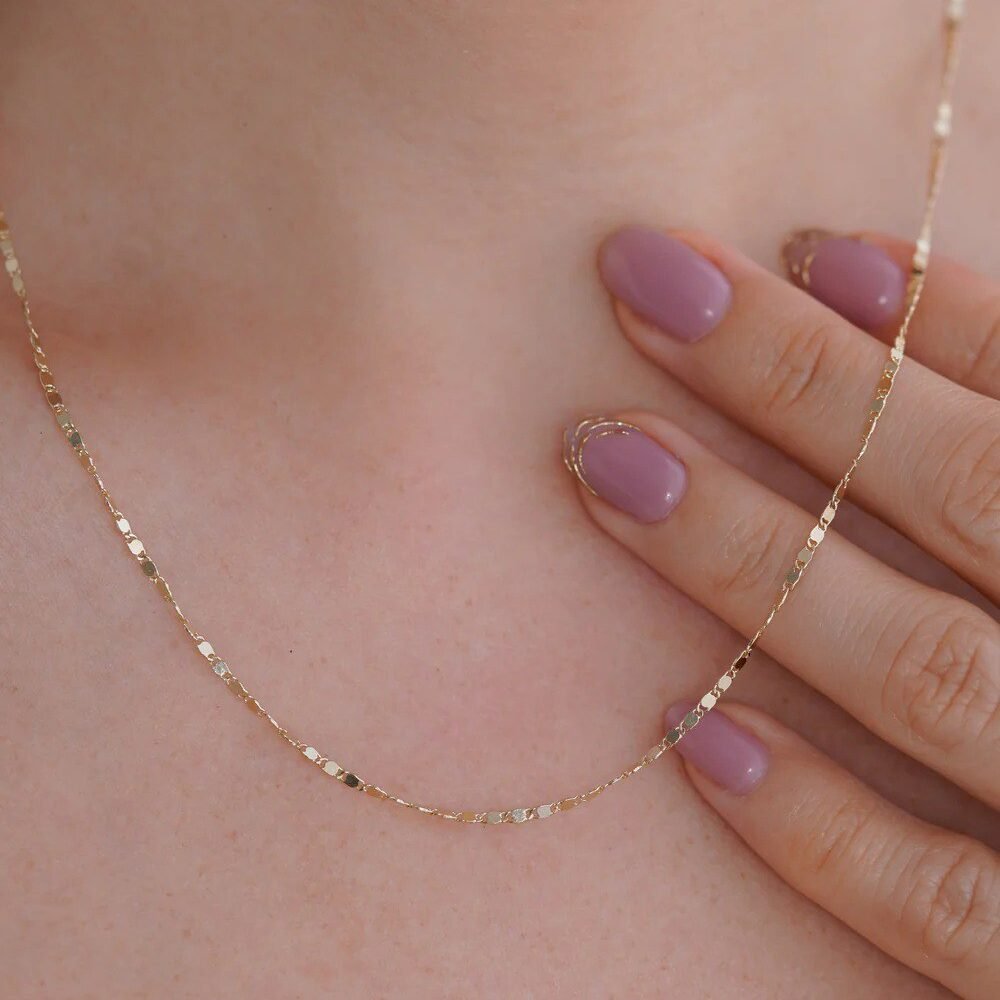 CADENA ESCALERA ENTRELAZADA 2MM 45CM