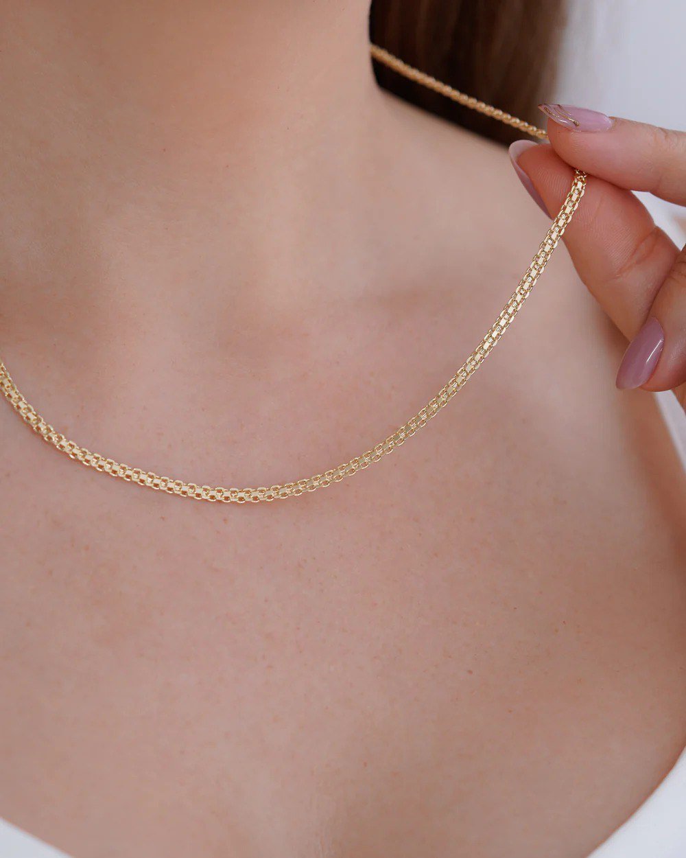 CADENA TEJIDO CHINO 3MM 45CM