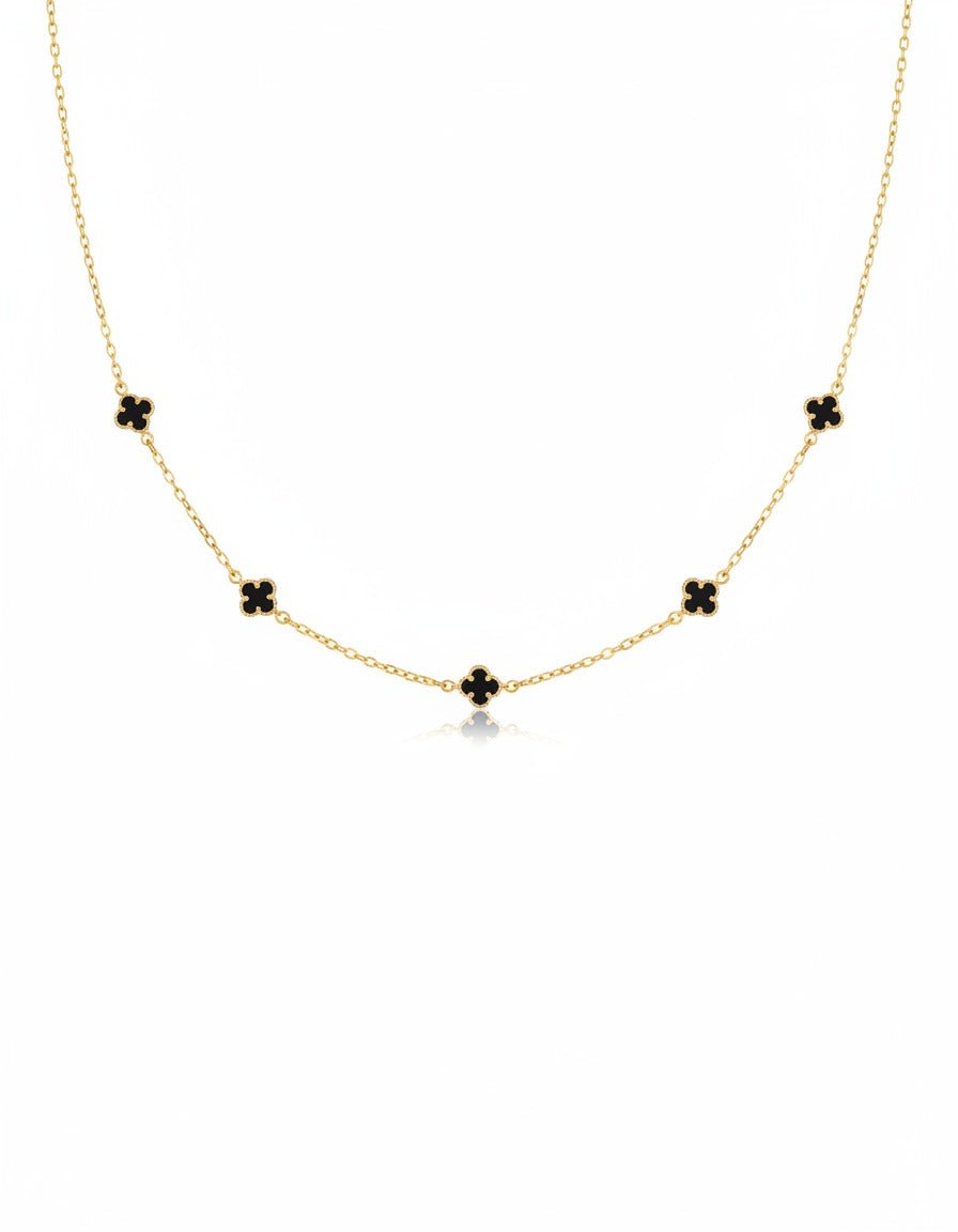 COLLAR 5 TREBOL ESPECIAL NEGRO