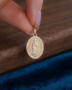 DIJE GUADALUPE DIAMANTADA 1.8CM