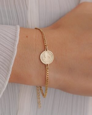 PULSERA CUBANA 2MM SAN BENITO 17CM+3CM