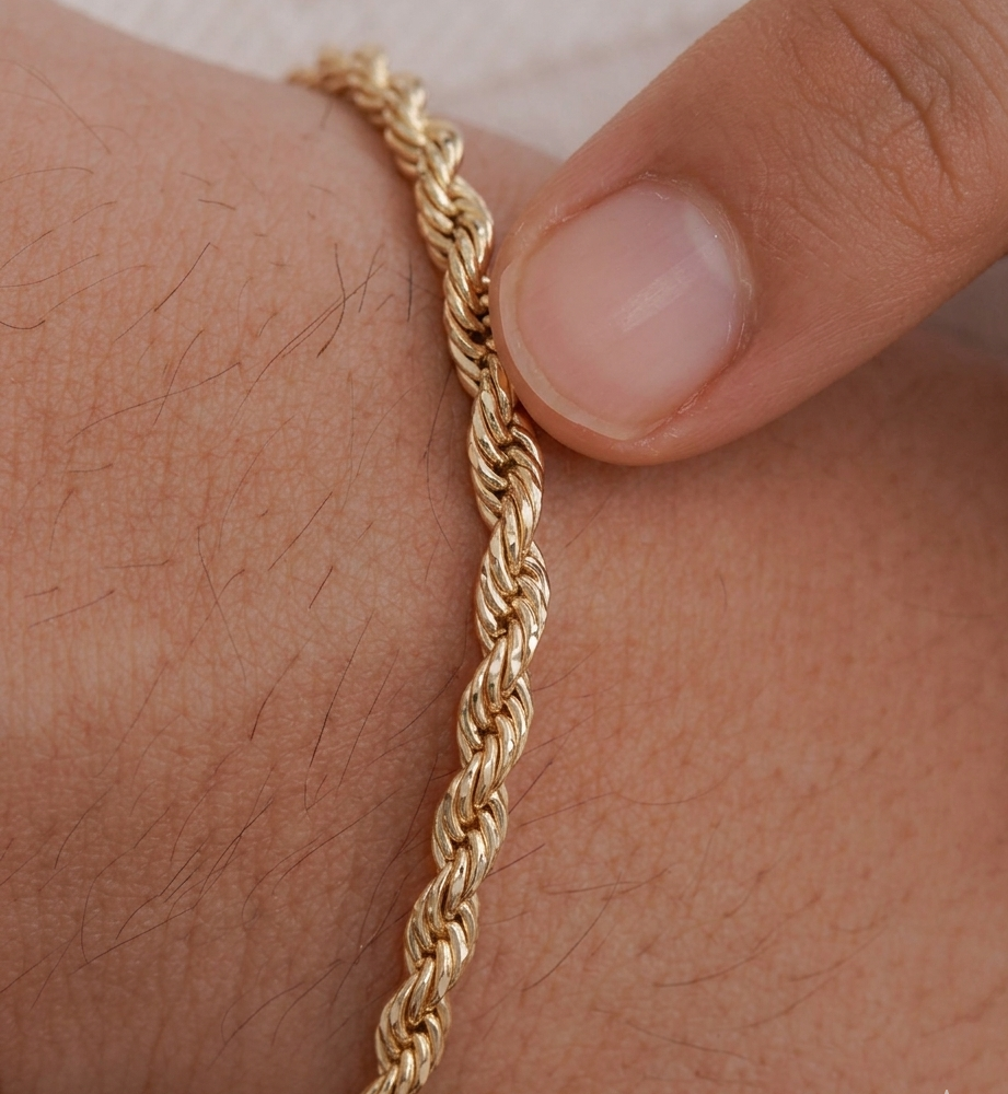 PULSERA LAZO 3MM 17+5CM