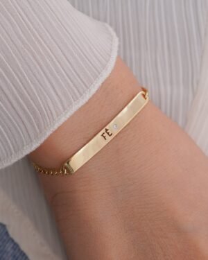 PULSO ESCLAVA FE LARGA LISA 18CM