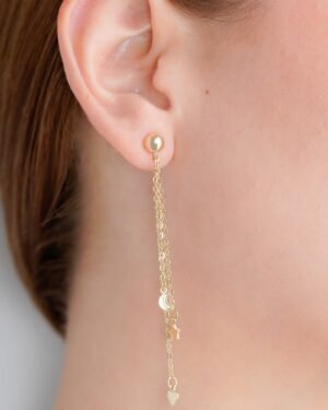 TOPO COLGANTES ESTRELLAS CORAZON 8CM