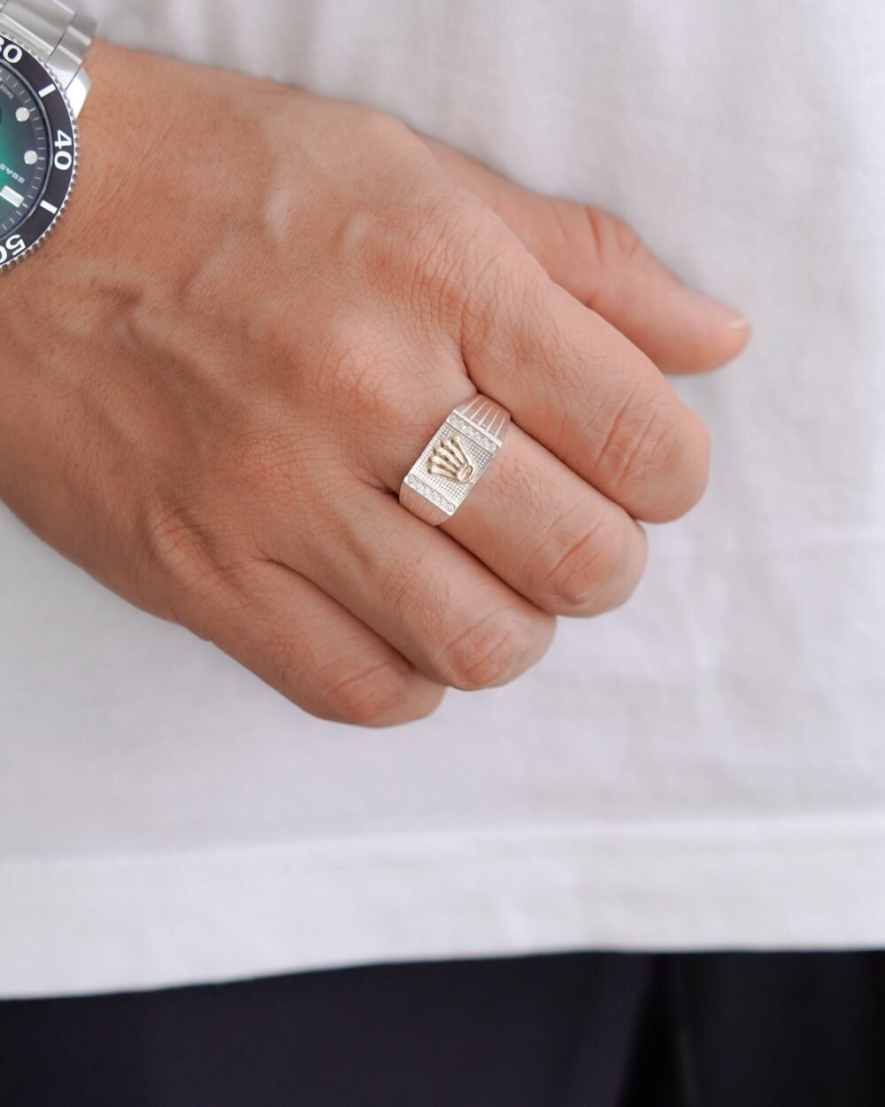 ANILLO ROLEX PLATA ORO PLATA ITA ANILLO ROLEX PLATA ORO PLATA ITA