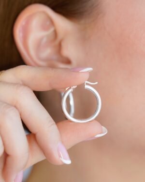 CANDONGA TUBULAR 3.5CM PLATA ITA CANDONGA TUBULAR 3.5CM PLATA ITA