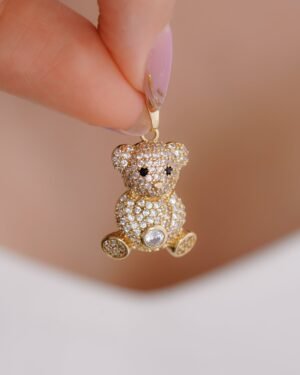 DIJE OSO SWAROV CRISTAL 2CM