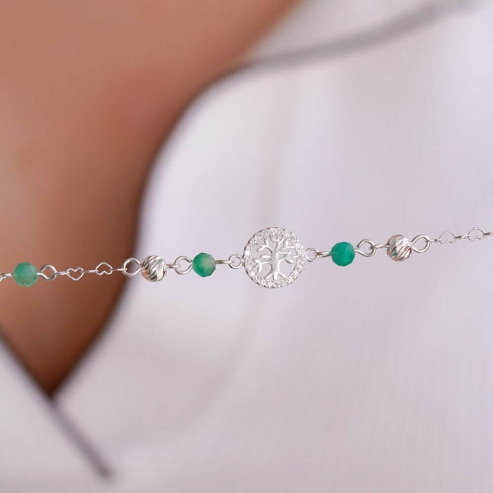 PULSERA MURALLA ARBOL DE LA VIDA 18CM PLATA ITA