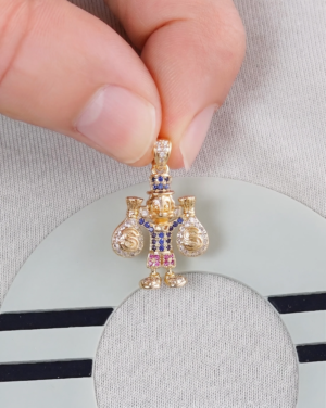 DIJE LUCKY FORTUNA TIO BOLSAS DINERO 1.9CM 2 DIJE LUCKY FORTUNA TIO BOLSAS DINERO 1.9CM