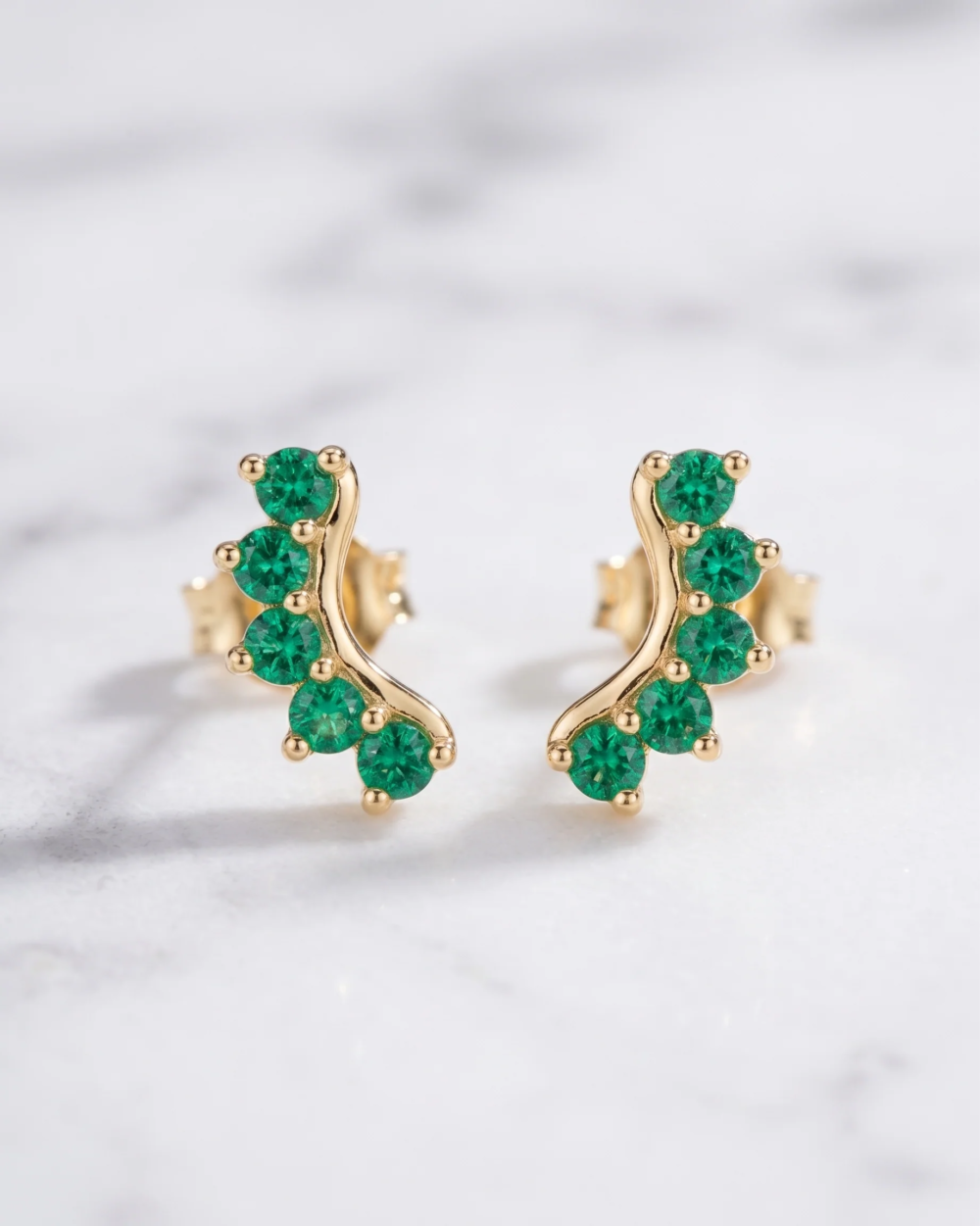 TOPO 5 PUNTOS VERDE ESM 1CM