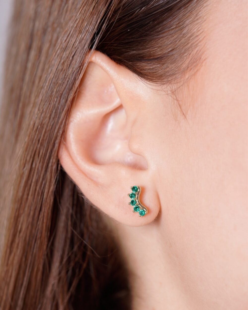 TOPO 5 PUNTOS VERDE ESM 1CM