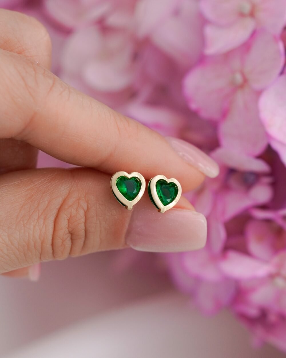 TOPO CORAZON SILUETA VERDE ESM 0.7CM