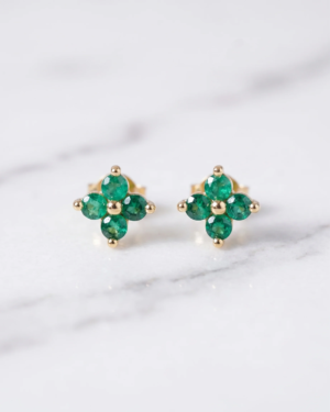 TOPO TREBOL TIPO ORO VERDE ESM 0.7CM TOPO TREBOL TIPO ORO VERDE ESM 0.7CM